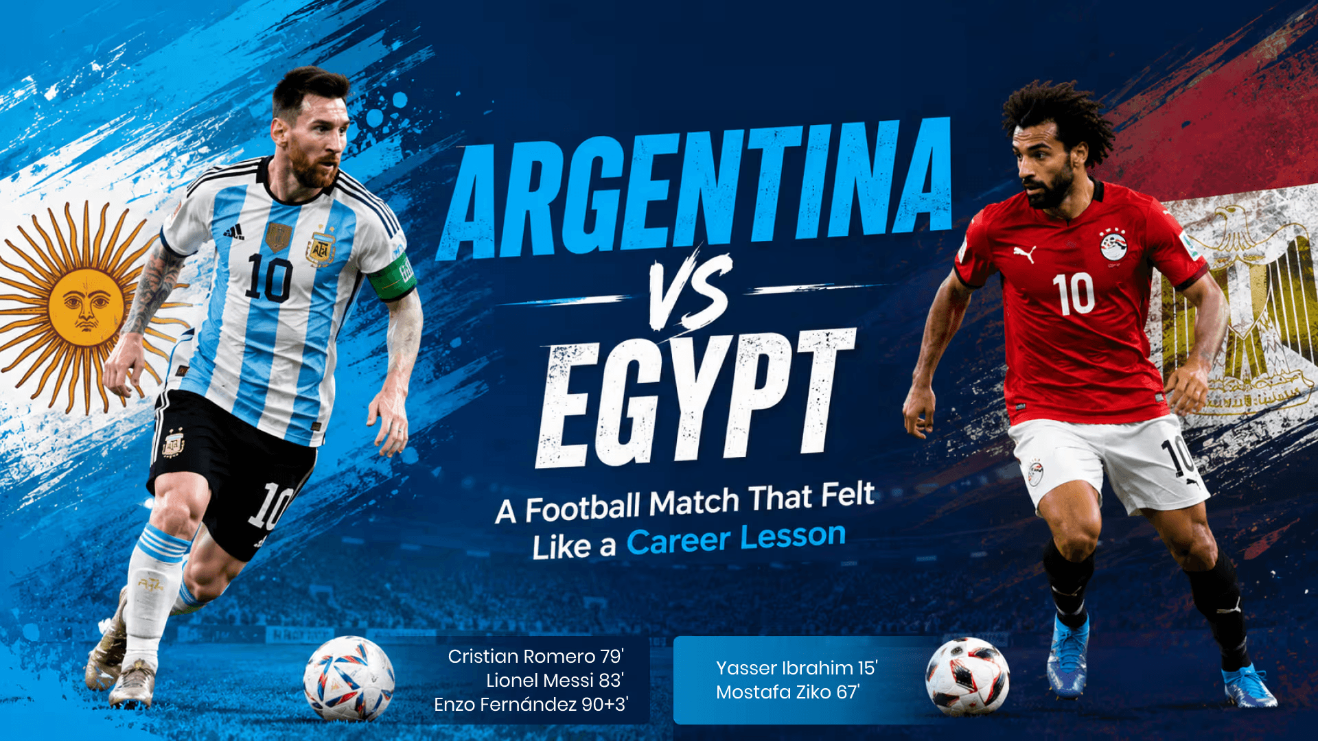Argentina vs Egypt: A Football Match That Felt Like a Career Lesson