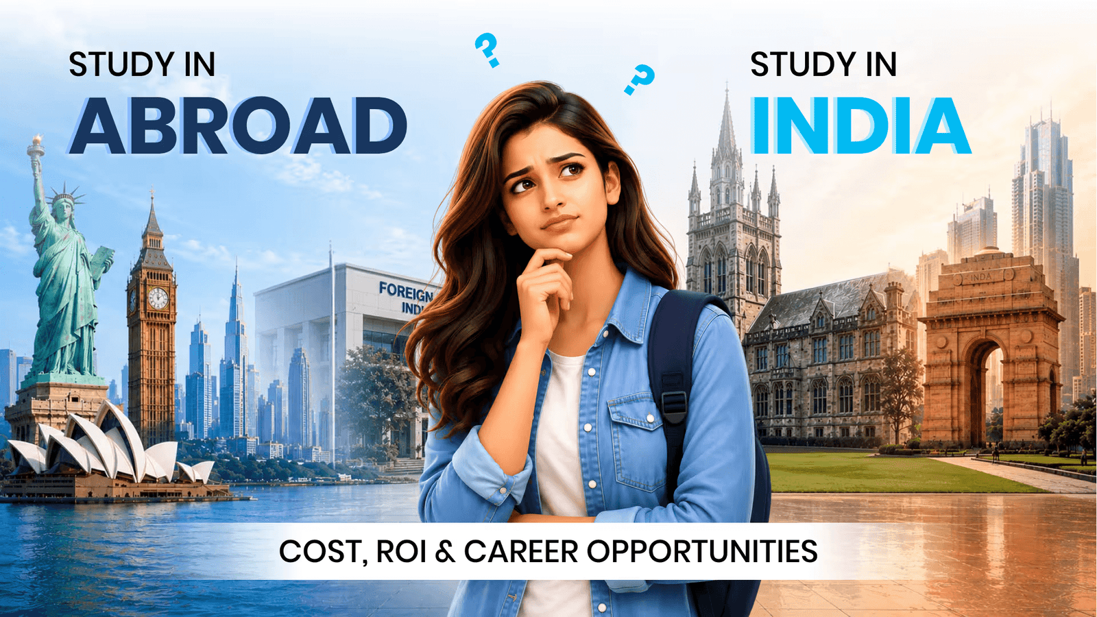 Study Abroad vs India: Cost, ROI, and Career Opportunities